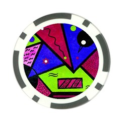 Modern Art Poker Chip 10 Pack by Siebenhuehner