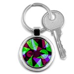 Modern Art Key Chain (Round) Front