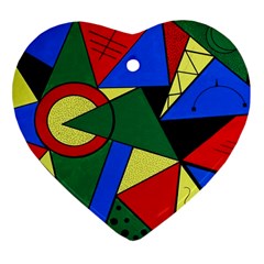 Modern Art Heart Ornament by Siebenhuehner