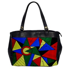 Modern Art Oversize Office Handbag (one Side) by Siebenhuehner