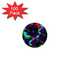 Balls 1  Mini Button (100 Pack) by Siebenhuehner