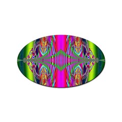 Modern Art Sticker (oval) by Siebenhuehner