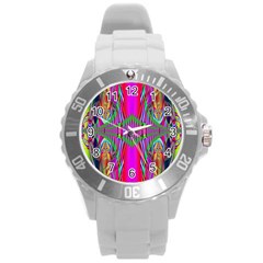 Modern Art Plastic Sport Watch (large) by Siebenhuehner