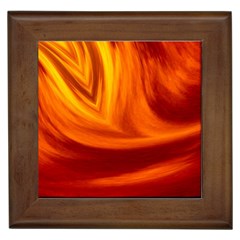 Wave Framed Ceramic Tile by Siebenhuehner