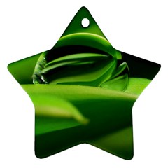 Waterdrop Star Ornament (two Sides) by Siebenhuehner