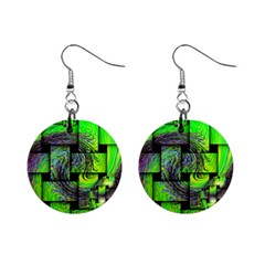 Modern Art Mini Button Earrings by Siebenhuehner