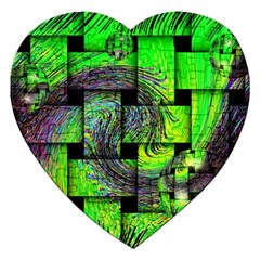 Modern Art Jigsaw Puzzle (heart) by Siebenhuehner