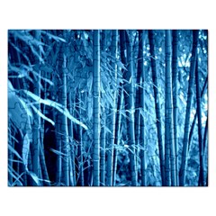 Blue Bamboo Jigsaw Puzzle (rectangle) by Siebenhuehner