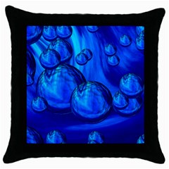 Magic Balls Black Throw Pillow Case by Siebenhuehner