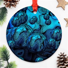 Magic Balls Round Ornament (two Sides) by Siebenhuehner