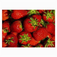 Strawberry  Glasses Cloth (large, Two Sided) by Siebenhuehner