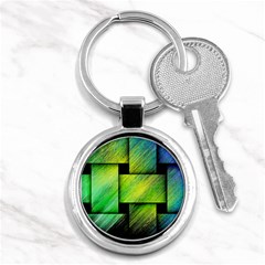 Modern Art Key Chain (round) by Siebenhuehner