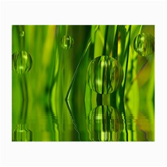 Green Bubbles  Glasses Cloth (small) by Siebenhuehner