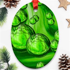 Magic Balls Oval Ornament (two Sides) by Siebenhuehner