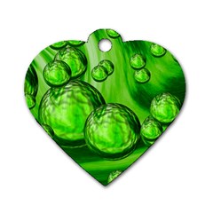 Magic Balls Dog Tag Heart (one Sided)  by Siebenhuehner