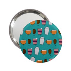 Time For Coffee Handbag Mirror (2 25 ) by PaolAllen