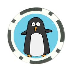 Hello Penguin Poker Chip by PaolAllen