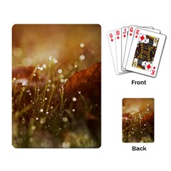 Waterdrops Playing Cards Single Design by Siebenhuehner