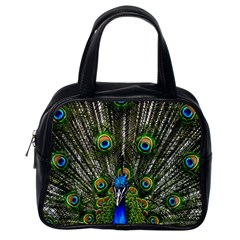 Peacock Classic Handbag (one Side) by Siebenhuehner