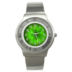 Waterdrops Stainless Steel Watch (unisex) by Siebenhuehner