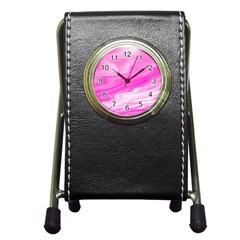 Background Stationery Holder Clock by Siebenhuehner