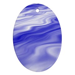 Wave Oval Ornament by Siebenhuehner