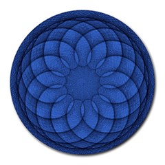 Spirograph 8  Mouse Pad (round) by Siebenhuehner