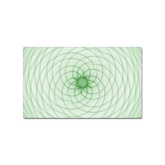 Spirograph Sticker (rectangle) by Siebenhuehner