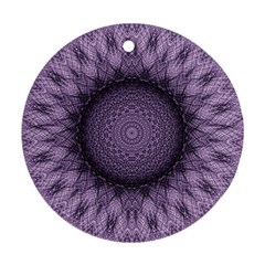 Mandala Round Ornament (two Sides) by Siebenhuehner