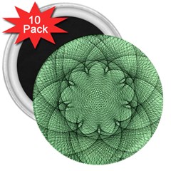 Spirograph 3  Button Magnet (10 Pack) by Siebenhuehner