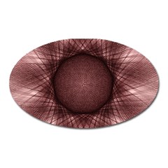 Spirograph Magnet (oval) by Siebenhuehner