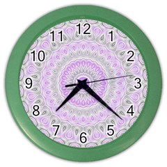 Mandala Wall Clock (color) by Siebenhuehner