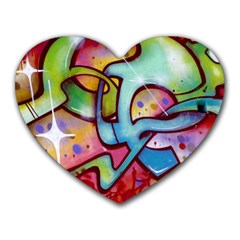 Graffity Mouse Pad (heart) by Siebenhuehner