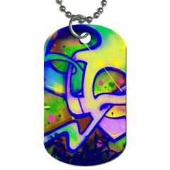 Graffity Dog Tag (one Sided) by Siebenhuehner