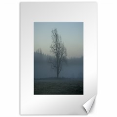 Foggy Tree Canvas 12  X 18  (unframed) by plainandsimple