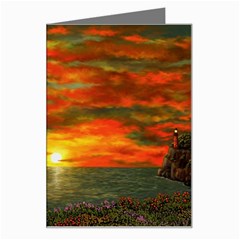 Alyssa s Sunset By Ave Hurley Artrevu - Greeting Card by ArtRave2