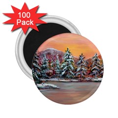  jane s Winter Sunset   By Ave Hurley Of Artrevu   2 25  Magnet (100 Pack)  by ArtRave2