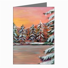  jane s Winter Sunset   By Ave Hurley Of Artrevu   Greeting Cards (pkg Of 8) by ArtRave2