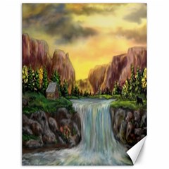 Brentons Waterfall - Ave Hurley - Artrave - Canvas 12  X 16  (unframed) by ArtRave2