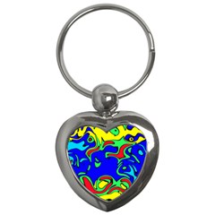 Abstract Key Chain (heart) by Siebenhuehner