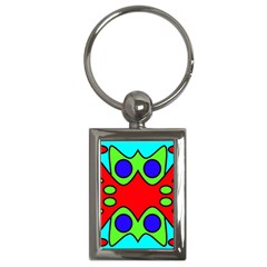 Abstract Key Chain (rectangle) by Siebenhuehner