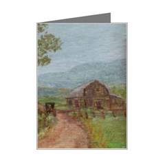  amish Buggy Going Home  By Ave Hurley Of Artrevu   Mini Greeting Card by ArtRave2