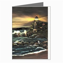  bridget s Lighthouse   By Ave Hurley Of Artrevu   Greeting Cards (pkg Of 8) by ArtRave2