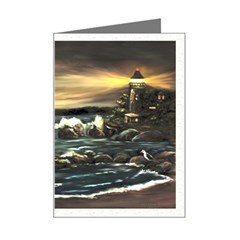  bridget s Lighthouse   By Ave Hurley Of Artrevu   Mini Greeting Card by ArtRave2