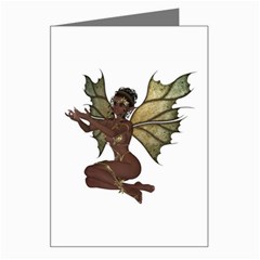 Faerie Nymph Fairy With Outreaching Hands Greeting Card by goldenjackal