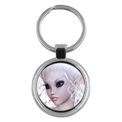 Fairy Elfin Elf Nymph Faerie Key Chain (round) by goldenjackal