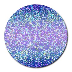 Glitter2 8  Mouse Pad (round) by MedusArt