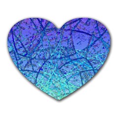 Grunge Art Abstract G57 Heart Mousepad by MedusArt