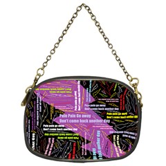 Pain Pain Go Away Chain Purse (one Side) by FunWithFibro