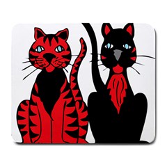 Cool Cats Large Mouse Pad (rectangle) by StuffOrSomething